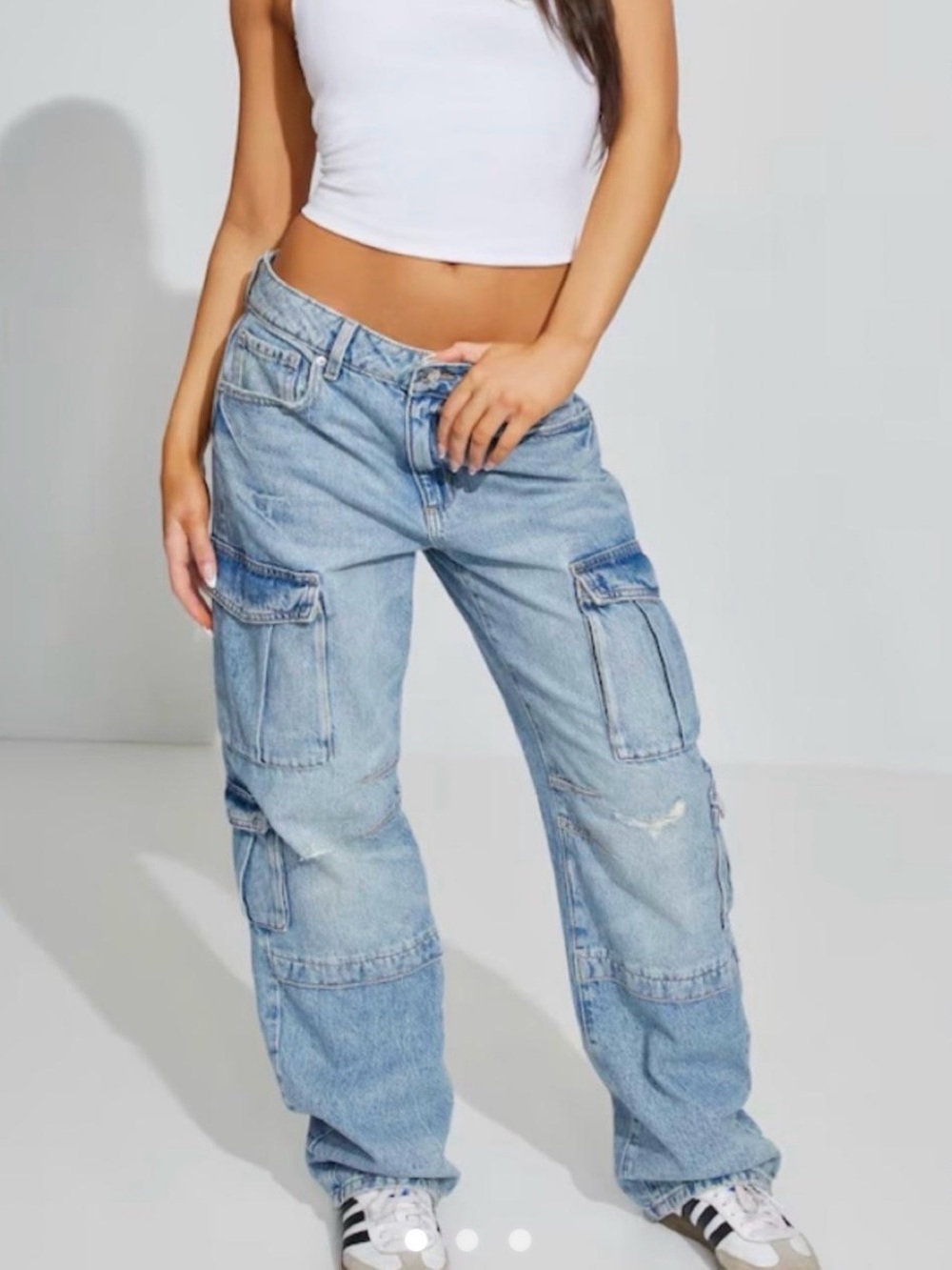 Garage Slouchy Cargo Jeans